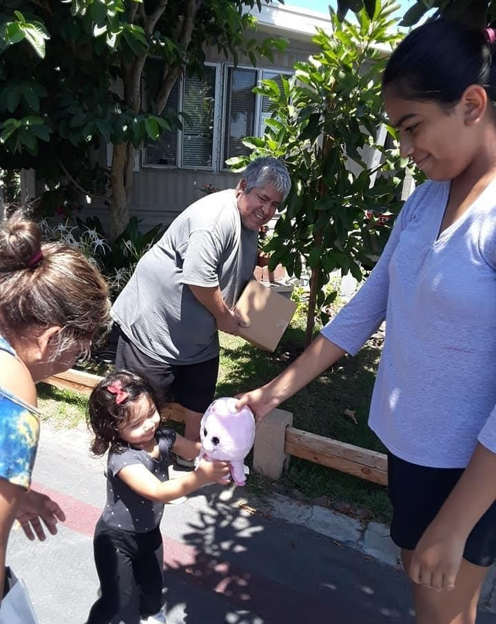 "Thank you FOCUS for the 2 boxes of food, the 2 pineapples and the watermelon you brought my wife and me!" "You made our day because you know right now I can't walk much and my wife either. Not only that but we barely have enough to pay our rent." "THANK YOU SO MUCH for going out of your way to help us!"